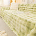 Thick Faux Fur Couch Cover Fluffy Fuzzy Warm Washable Furniture Protector for Kids Pets