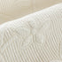 Floral Cotton Quilted Sofa Cover, Non-Slip Couch Protector with Scalloped Edges