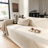 Herringbone Textured Sofa Throw Blanket, Durable Pet Friendly Modern Couch Slipcover