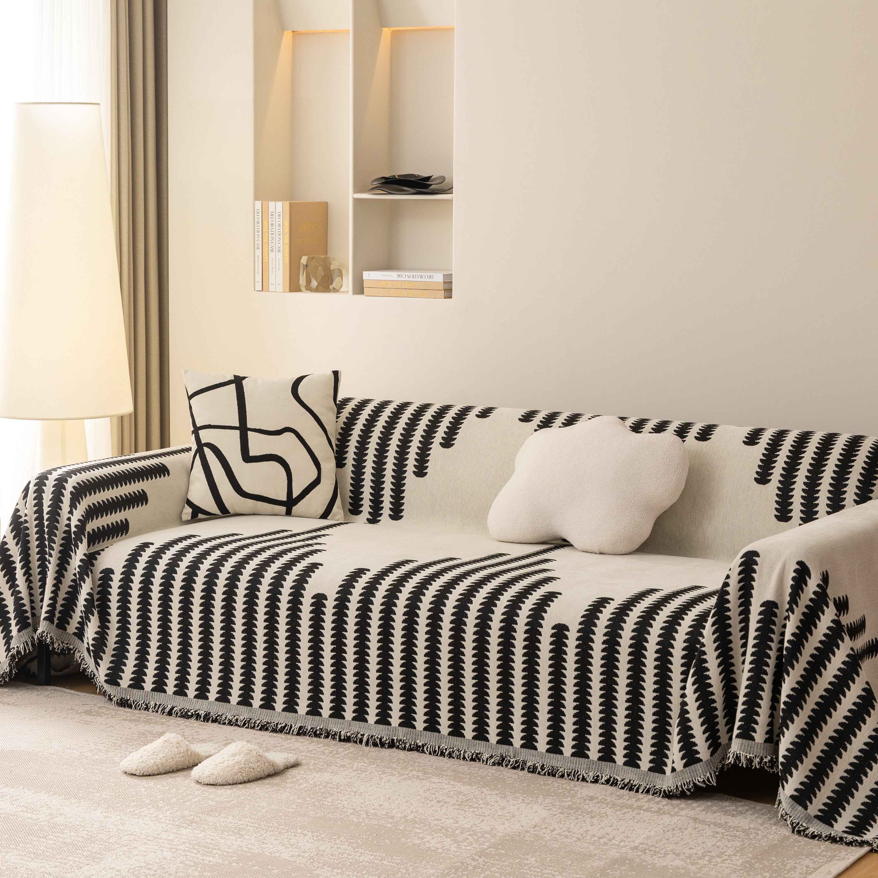 Soft Cozy Chenille Couch Cover Throws for Sofas, Couch Cover Blankets, Corner Sectional Couch Covers