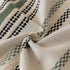 Boho Striped Couch Cover with Sheer Ruffle Skirt, Decorative Couch Throw Blanket