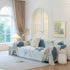Cozy Couch Throw Blanket with Tassels, Jacquard Leaf Pattern Furniture Protector