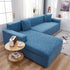 Stretch Couch Covers for 1/2/3/4/5 Seater L Shape Sofa Slipcovers with Elastic Bottom for Kids