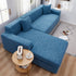 Stretch Couch Covers for 1/2/3/4/5 Seater L Shape Sofa Slipcovers with Elastic Bottom for Kids