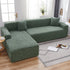 Stretch Couch Covers for 1/2/3/4/5 Seater L Shape Sofa Slipcovers with Elastic Bottom for Kids