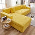 Stretch Couch Covers for 1/2/3/4/5 Seater L Shape Sofa Slipcovers with Elastic Bottom for Kids