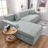 Stretch Couch Covers for 1/2/3/4/5 Seater L Shape Sofa Slipcovers with Elastic Bottom for Kids