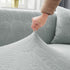 Stretch Couch Covers for 1/2/3/4/5 Seater L Shape Sofa Slipcovers with Elastic Bottom for Kids