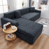 Stretch Couch Covers for 1/2/3/4/5 Seater L Shape Sofa Slipcovers with Elastic Bottom for Kids