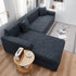Stretch Couch Covers for 1/2/3/4/5 Seater L Shape Sofa Slipcovers with Elastic Bottom for Kids