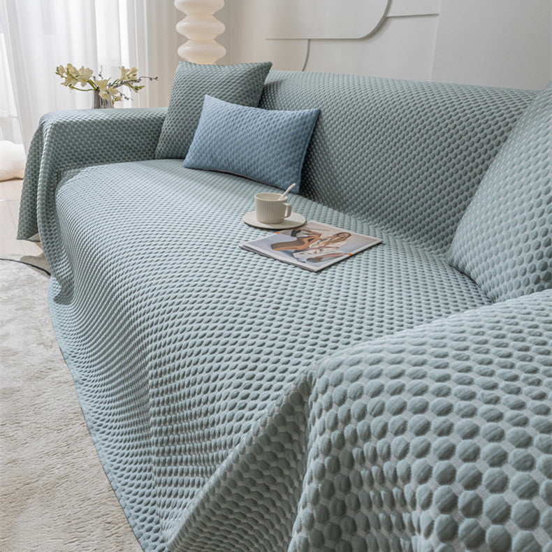 Modern and Minimalist Sofa Cover Washable and Multi-functional Slipcovers Blue Green Grey Coffee