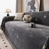 Chenille Camellia Floral Sofa Throw Cover Couch Blanket with Striped Jacquard