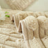 Bamboo-Style Sofa Towel, Faux Rabbit Fur Thickened Non-slip Seat Cushion Covers