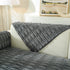Bamboo-Style Sofa Towel, Faux Rabbit Fur Thickened Non-slip Seat Cushion Covers