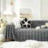 Fluffy Faux Fur Couch Cover Plush Sofa Throw, Warm & Stylish Sofa Protector