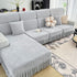 Universal Elastic Skirt Sofa Slipcover, Stretch Sofa Cushion Cover For Bedroom Office Living Room