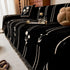 Chenille Jacquard Sofa Throw Cover with Tassel Soft Thick Couch Protector Blanket