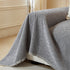 Textured Throw Blanket with 3D Dobby Weave, Minimalist Furniture Protector for Couch