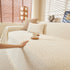 Textured Throw Blanket with 3D Dobby Weave, Minimalist Furniture Protector for Couch