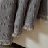 Textured Throw Blanket with 3D Dobby Weave, Minimalist Furniture Protector for Couch