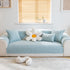 Quilted Geometric Cotton Sofa Cover, Non-Slip & Thick Padded Furniture Covers
