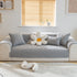 Quilted Geometric Cotton Sofa Cover, Non-Slip & Thick Padded Furniture Covers