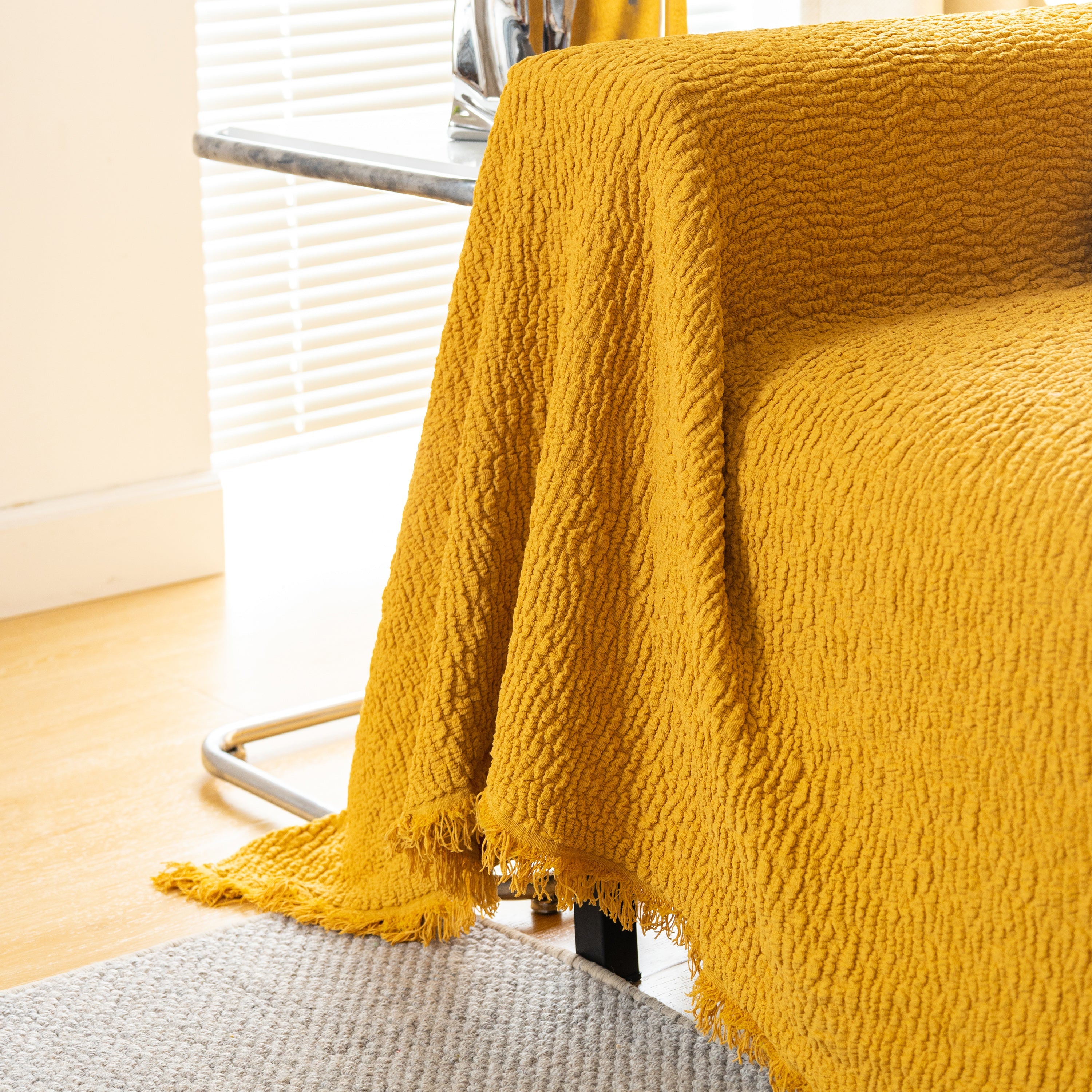 Sofa Throw Covers L-Shape Sectional Couch Cover for Dogs Cats Furniture Protector