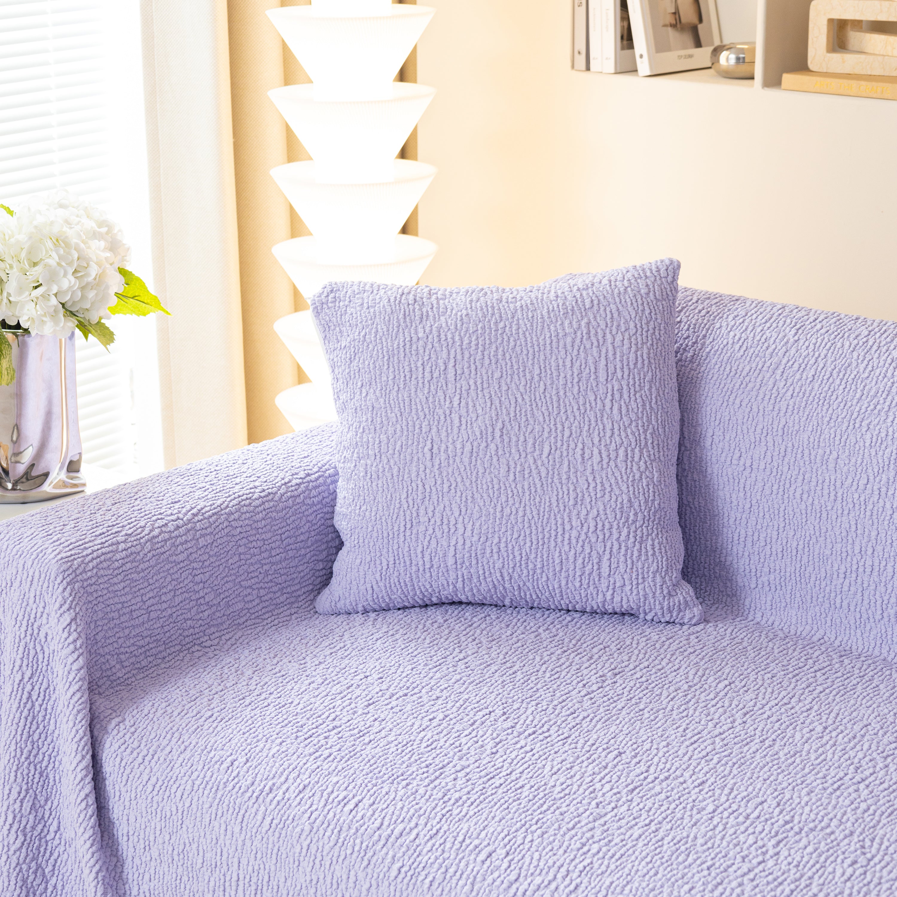 Sofa Throw Covers L-Shape Sectional Couch Cover for Dogs Cats Furniture Protector