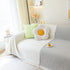 Chenille Large Throw Couch Cover Blanket with Water-Resistant for Futon, Loveseat, and L-Shaped Sofa