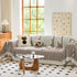 Boho Stripe Sectional Couch Cover Soft Chenille Sofa Slipcovers Blanket on The Sofa for Living Room