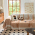 Boho Stripe Sectional Couch Cover Soft Chenille Sofa Slipcovers Blanket on The Sofa for Living Room
