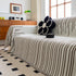 Boho Striped Jacquard Throw Sofa Slipcover Chenille Sofa Throws for Couches for Pets Kids Home Decor