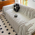 Boho Striped Jacquard Throw Sofa Slipcover Chenille Sofa Throws for Couches for Pets Kids Home Decor