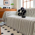 Boho Striped Jacquard Throw Sofa Slipcover Chenille Sofa Throws for Couches for Pets Kids Home Decor