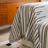 Boho Striped Jacquard Throw Sofa Slipcover Chenille Sofa Throws for Couches for Pets Kids Home Decor