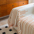 Boho Striped Jacquard Throw Sofa Slipcover Chenille Sofa Throws for Couches for Pets Kids Home Decor