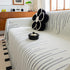Boho Striped Jacquard Throw Sofa Slipcover Chenille Sofa Throws for Couches for Pets Kids Home Decor