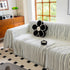 Boho Striped Jacquard Throw Sofa Slipcover Chenille Sofa Throws for Couches for Pets Kids Home Decor