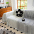 Boho Striped Jacquard Throw Sofa Slipcover Chenille Sofa Throws for Couches for Pets Kids Home Decor