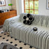 Boho Striped Jacquard Throw Sofa Slipcover Chenille Sofa Throws for Couches for Pets Kids Home Decor