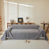 Textured Throw Blanket with 3D Dobby Weave, Minimalist Furniture Protector for Couch
