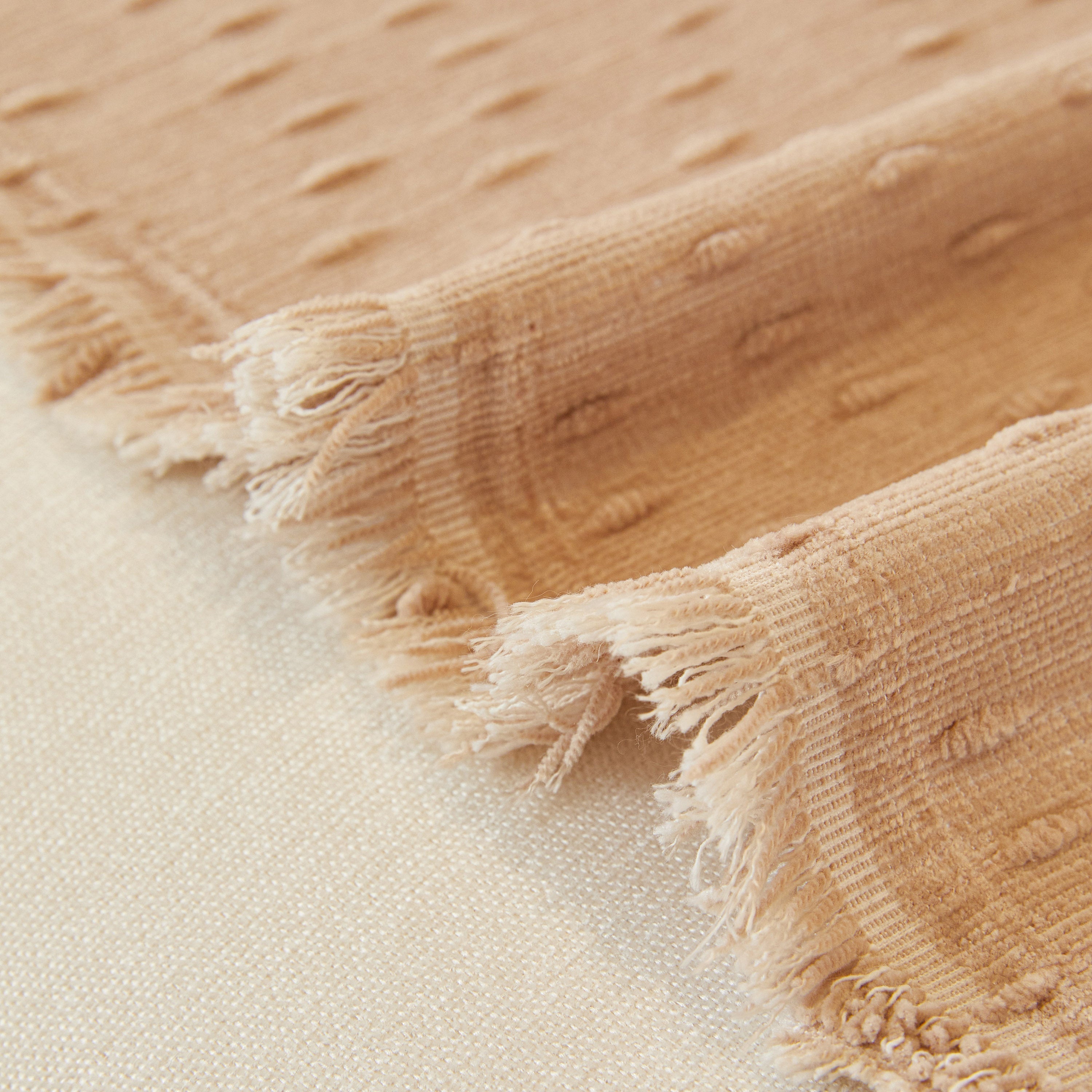 Textured Throw Blanket with 3D Dobby Weave, Minimalist Furniture Protector for Couch