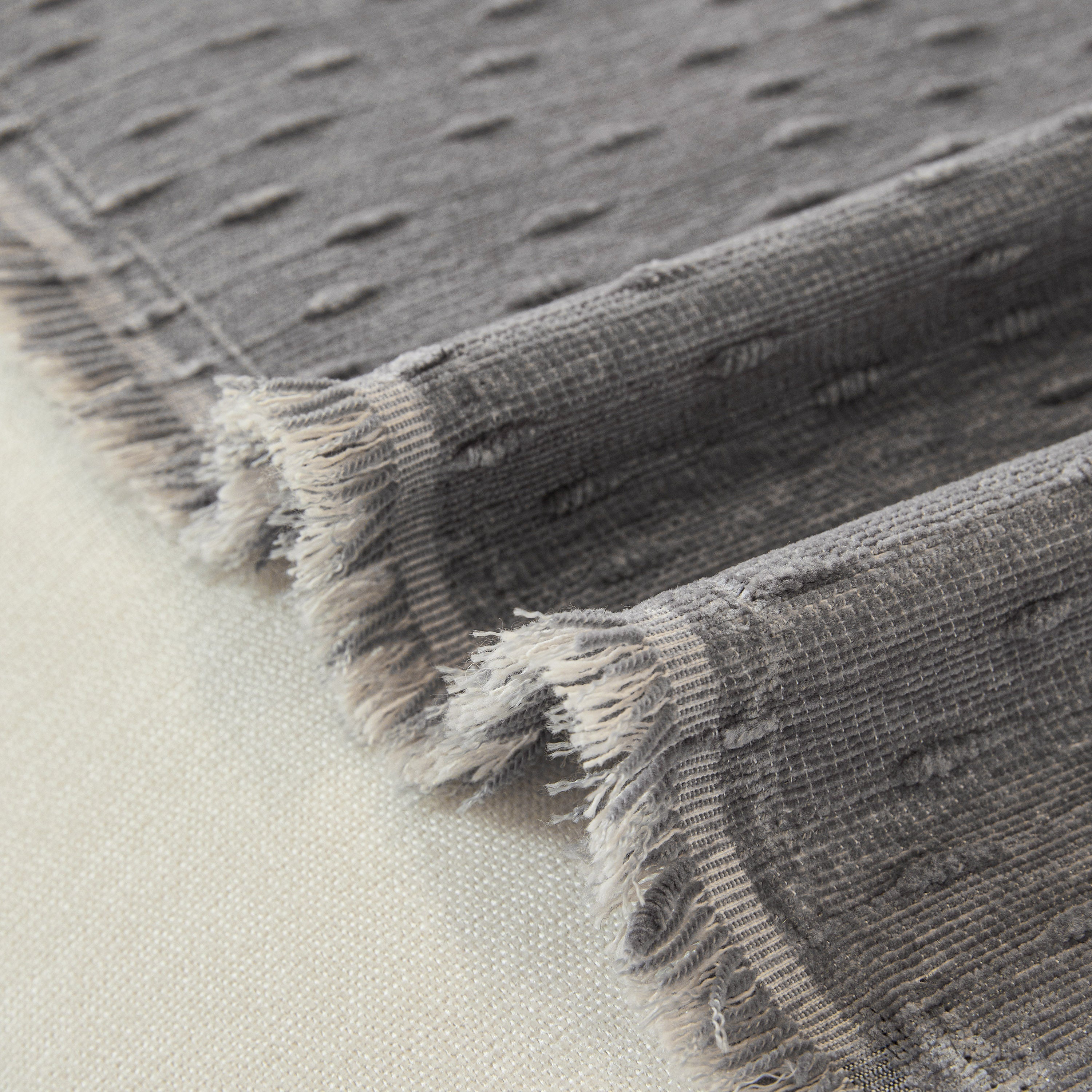 Textured Throw Blanket with 3D Dobby Weave, Minimalist Furniture Protector for Couch