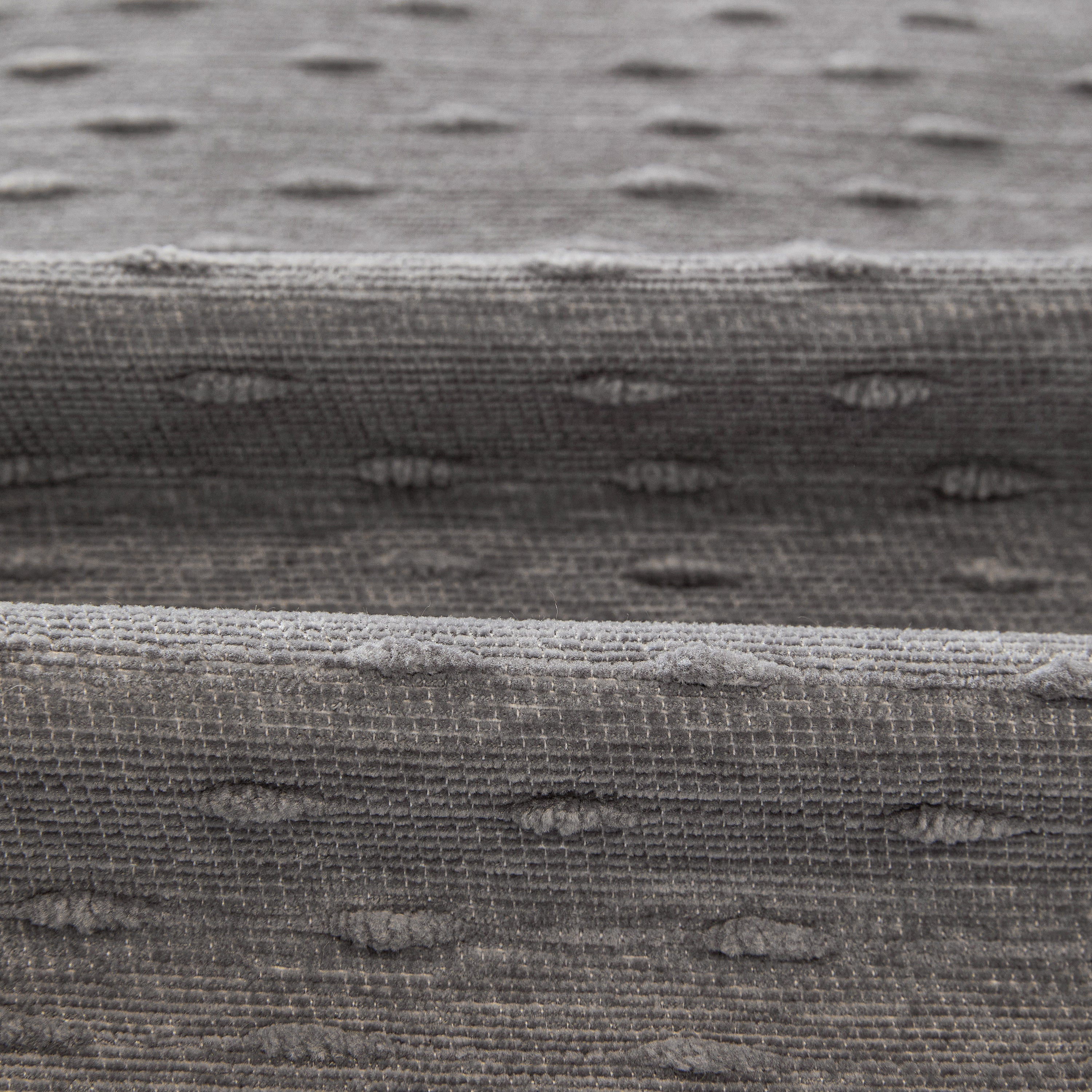 Textured Throw Blanket with 3D Dobby Weave, Minimalist Furniture Protector for Couch