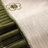 Chenille Camellia Floral Sofa Throw Cover Couch Blanket with Striped Jacquard