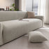 Modern Textured Stretch Sofa Cover, Plush Fleece Sofa Slipcover with 3D Stripe Texture