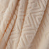 High Stretch Embossed Geometric Slipcover for Couch, Cozy Plush Fleece Couch Cover