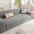 High Stretch Embossed Geometric Slipcover for Couch, Cozy Plush Fleece Couch Cover