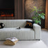 High Stretch Couch Slipcover with Abstract Stripe, Washable Non-Slip Cover for Dogs