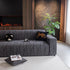 High Stretch Couch Slipcover with Abstract Stripe, Washable Non-Slip Cover for Dogs